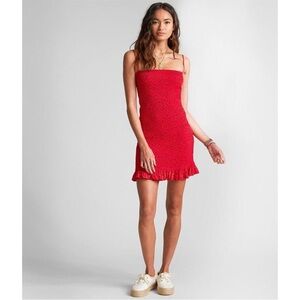 NWOT Billabong Sincerely Jules Red Mini Dress